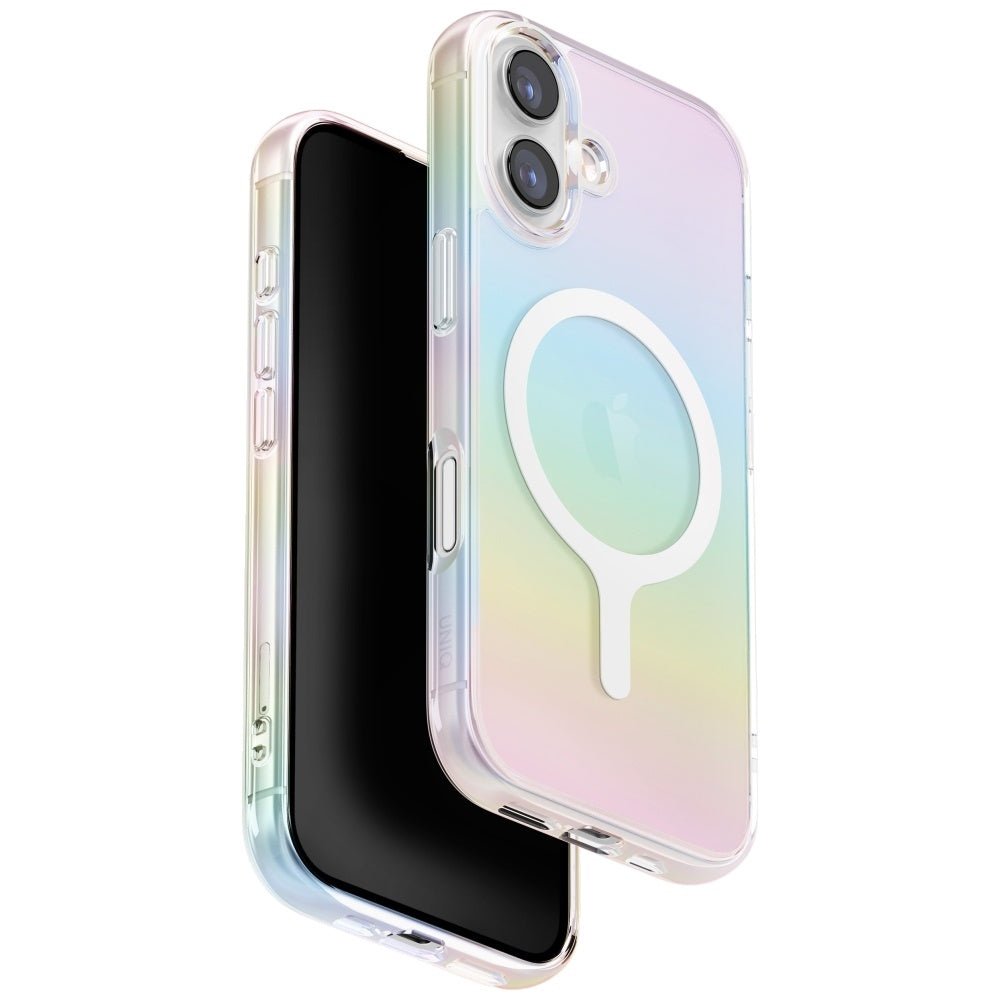 Uniq iPhone 17 - Iridescia Magclick - Σκληρή Θήκη με Πλαίσιο Σιλικόνης και MagSafe - Holo Quartz
