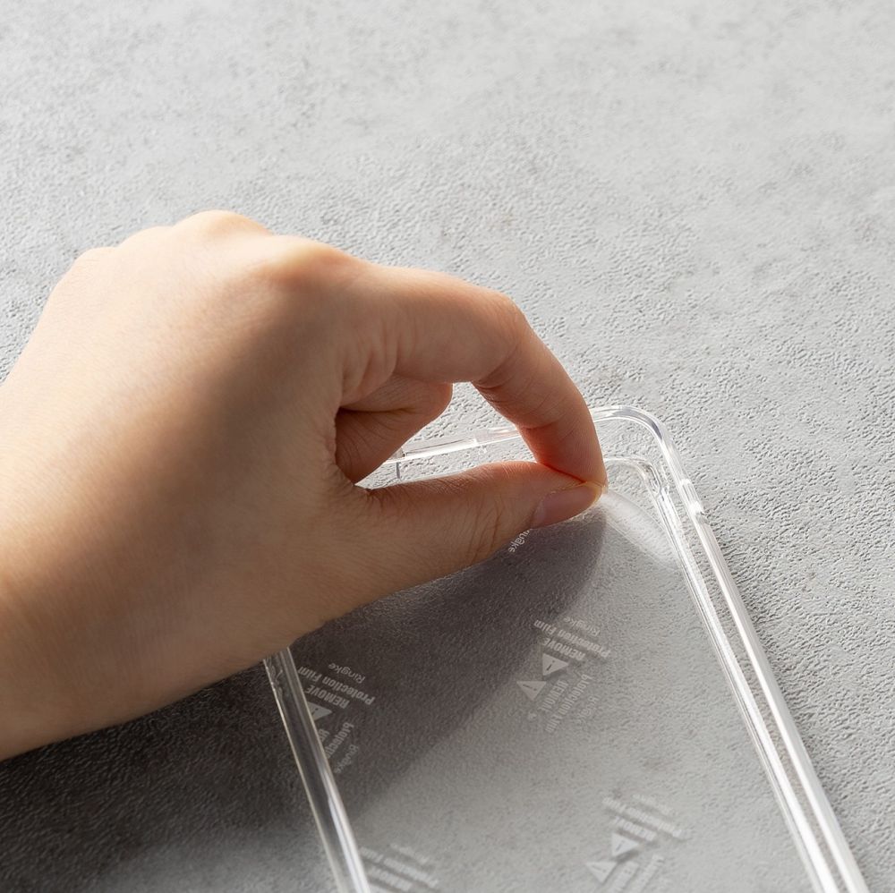 Ringke Samsung Galaxy S23+ Fusion Σκληρή Θήκη με Πλαίσιο Σιλικόνης - Διάφανη