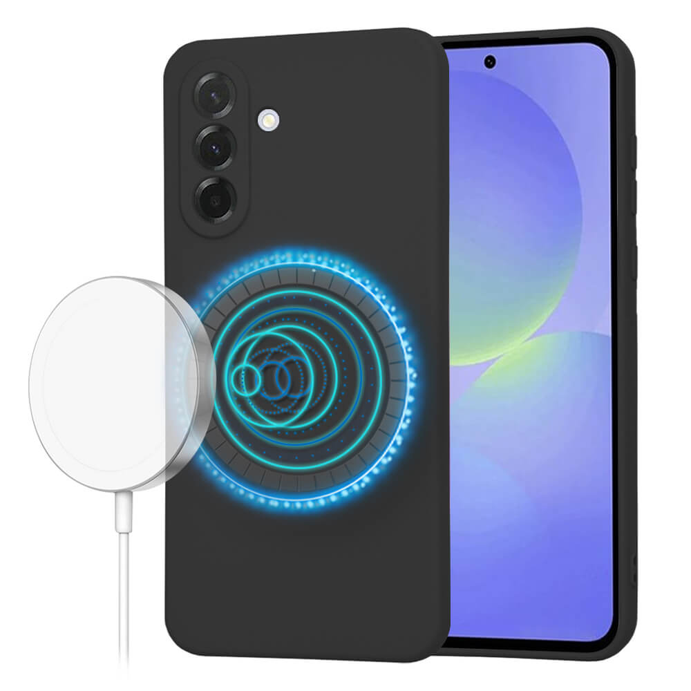 Techsuit Samsung Galaxy A36 5G SoftFlex MagSafe Θήκη Σιλικόνης - Black