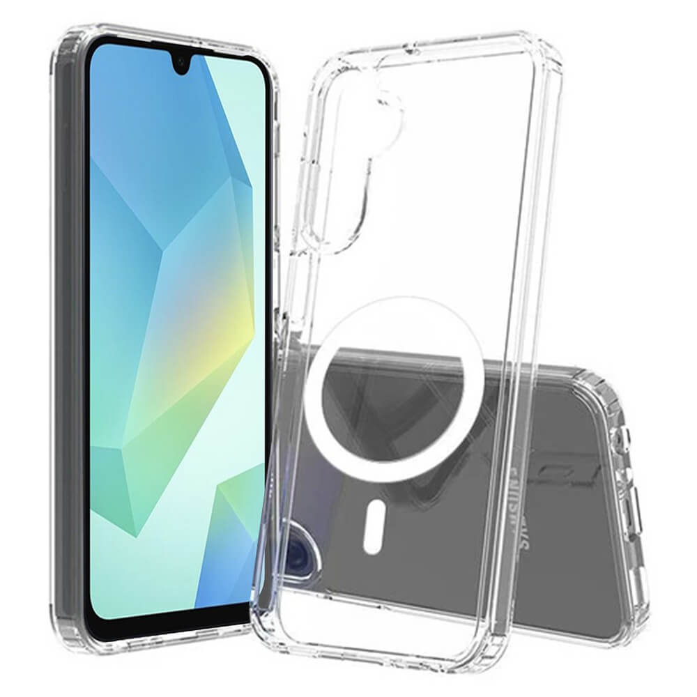 Techsuit Samsung Galaxy A16 4G / A16 5G - MagSafe Pro - Σκληρή Θήκη με Πλαίσιο Σιλικόνης - Διάφανη