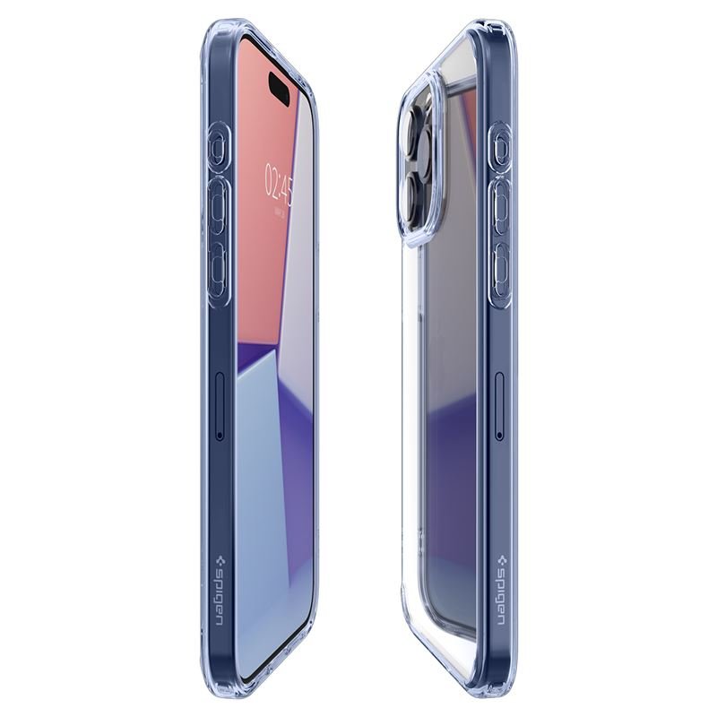 Spigen iPhone 15 Pro Max Ultra Hybrid Σκληρή Θήκη με Πλαίσιο Σιλικόνης - Sky Crystal
