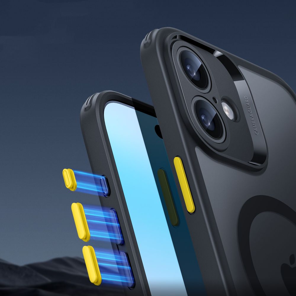 ESR iPhone 16 - Classic Pro Halolock - Σετ με 1 Αντιχαρακτικό Γυαλί Οθόνης και Θήκη MagSafe - Frosted Black