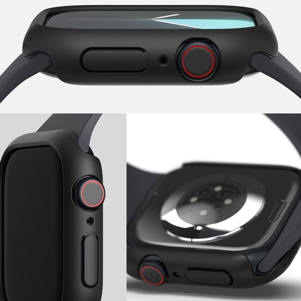 Ringke Θήκη Apple Watch 10/11 - 42mm Slim - 2 Τεμάχια - Διάφανη - Matte Black