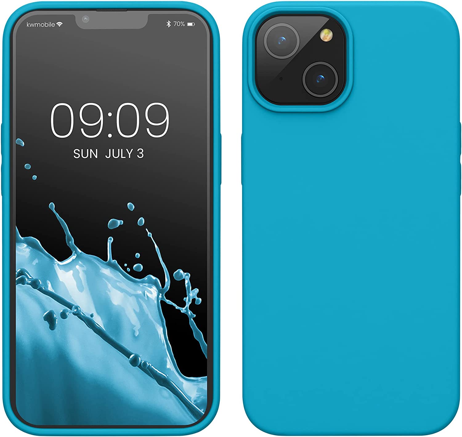 KW iPhone 14 Θήκη Σιλικόνης TPU - Cool Glacier - 59071.205