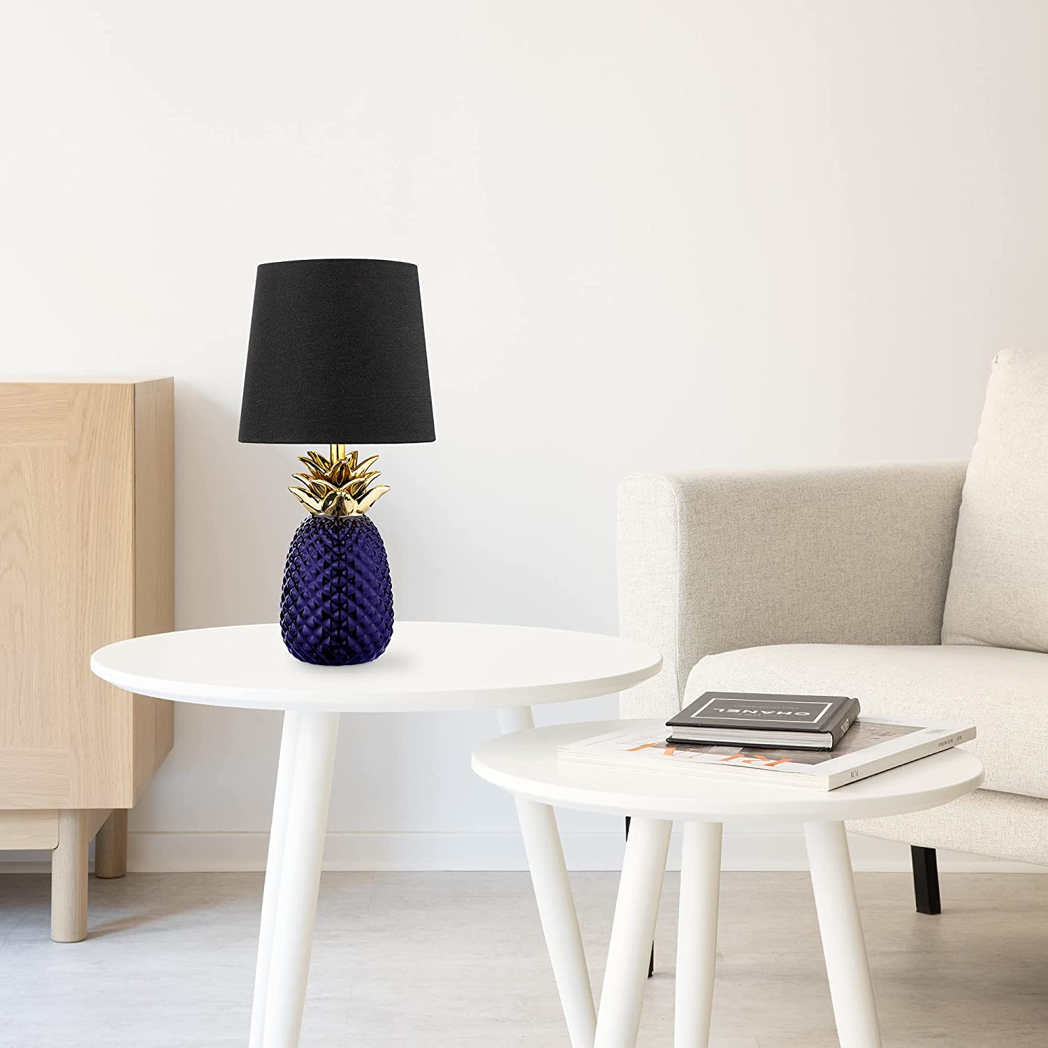 Navaris Desk Lamp Επιτραπέζιο Φωτιστικό - Ανανάς - 35cm - Purple / Black - 49150.152.01