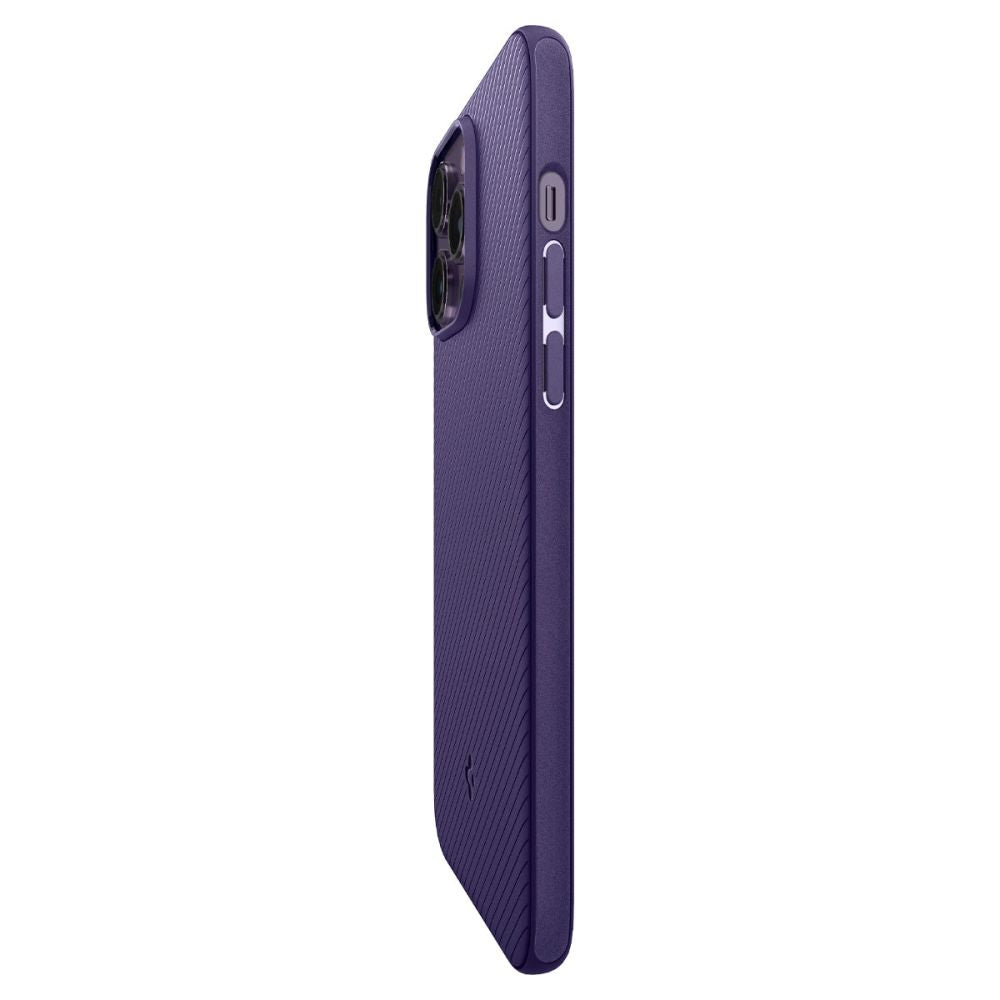 Spigen iPhone 14 Pro Max Mag Armor Σκληρή Θήκη Aramid Fiber με MagSafe - Deep Purple