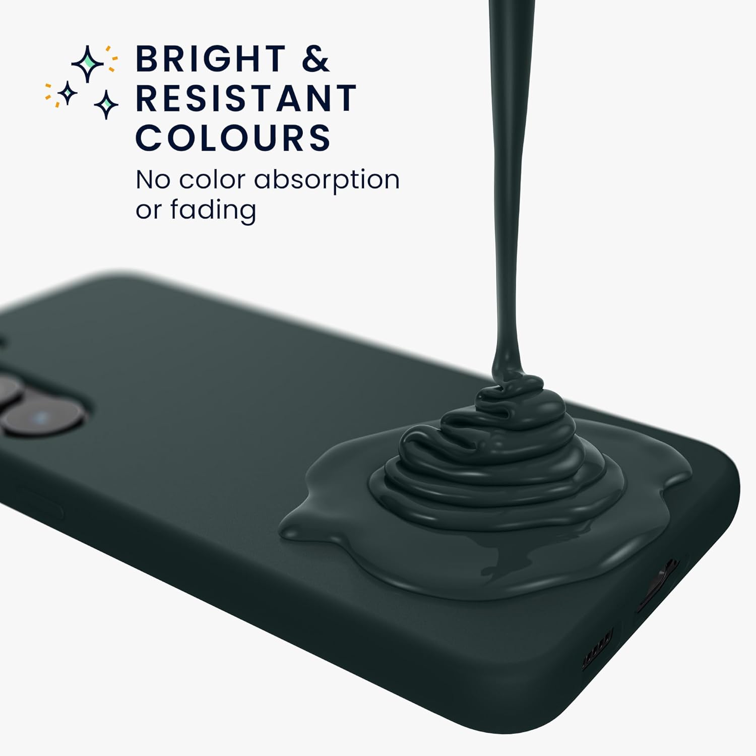 KW Samsung Galaxy A55 5G Θήκη Σιλικόνης Rubberized TPU - Moss Green