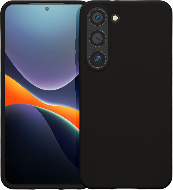 KW Samsung Galaxy S23 Θήκη Σιλικόνης TPU - Black - 60282.01