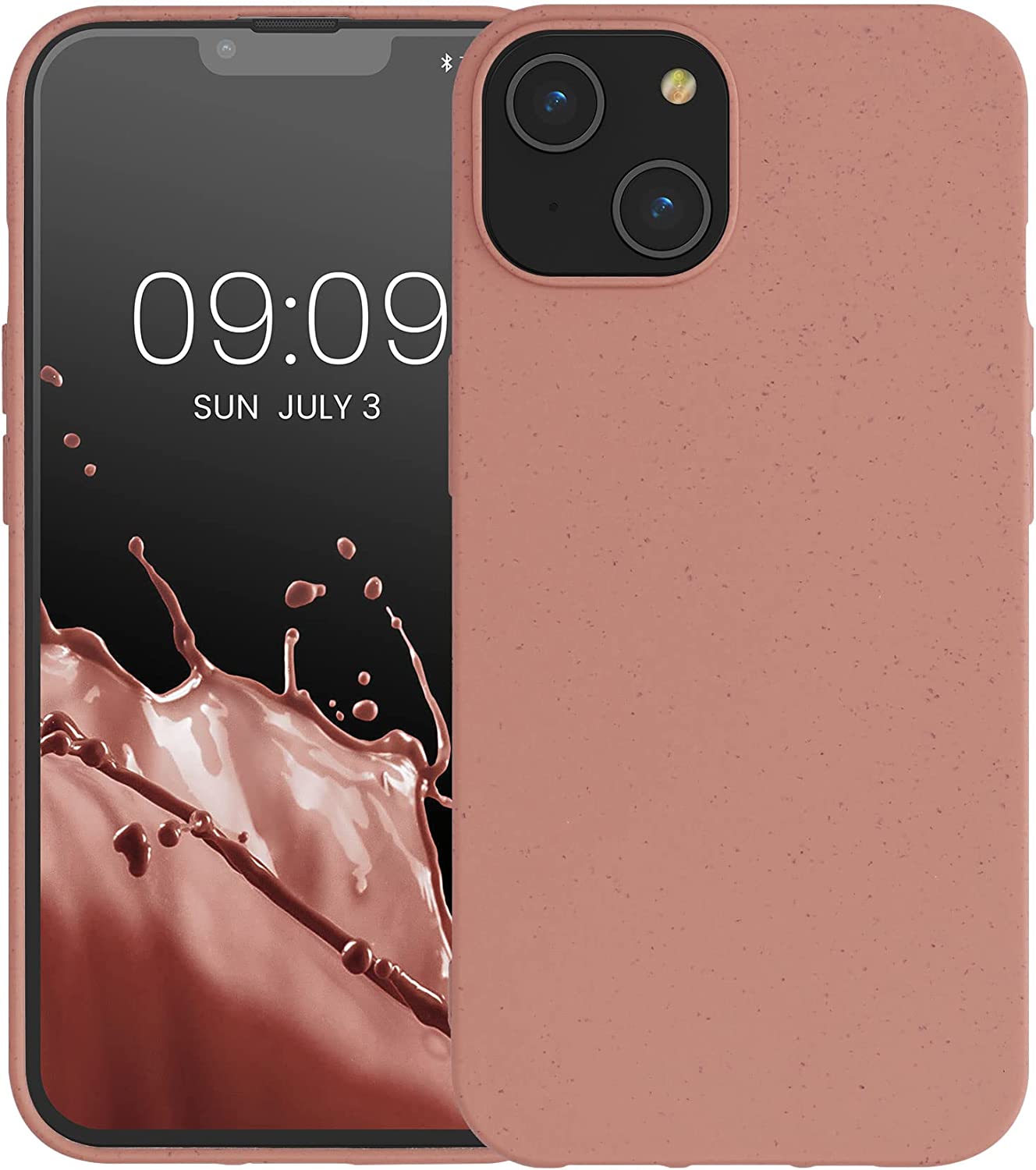 Kalibri iPhone 14 Θήκη Σιλικόνης TPU με Ανακυκλώσιμο και Βιοδιασπώμενο Υλικό - Winter Rose - 59217.193