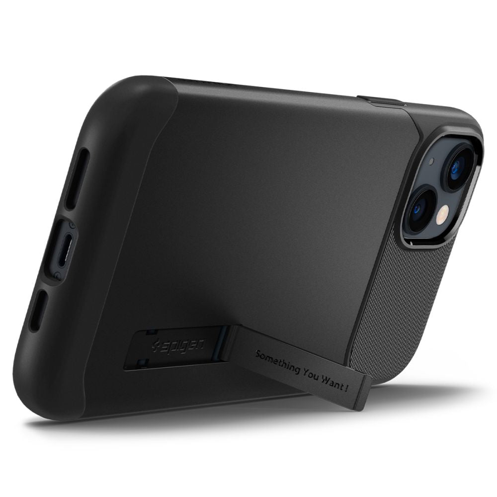 Spigen iPhone 14 Plus Slim Armor Σκληρή Θήκη - Black