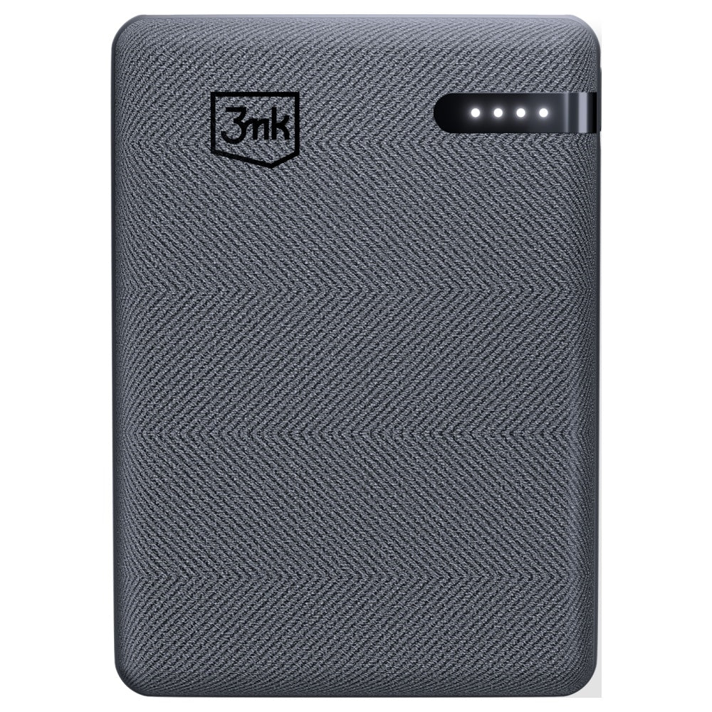 3MK Pocket PowerBank 5000mAh με 1 Θύρα Type-C - Grey