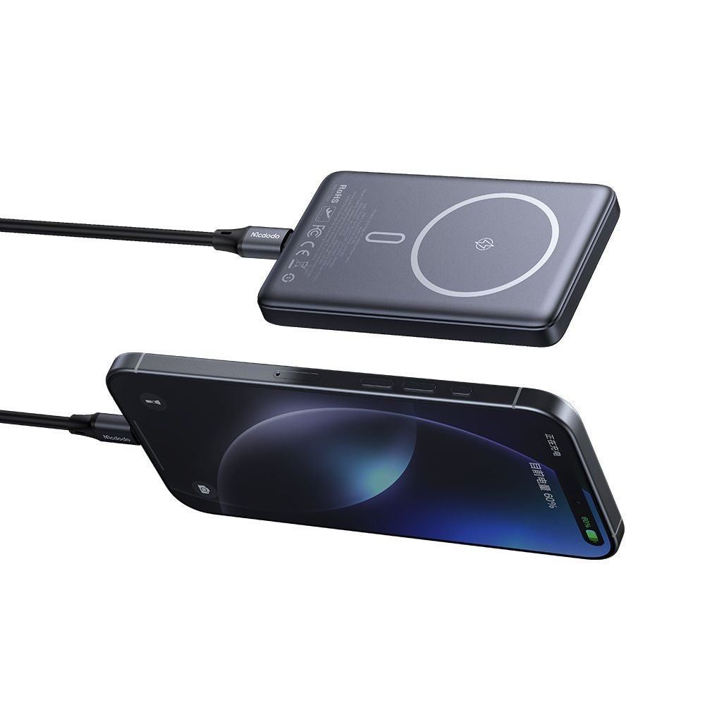 Mcdodo Ασύρματο MagSafe PowerBank 10000mAh 20W με Θύρα Type - C - Meta Series MC - 4651 - Black