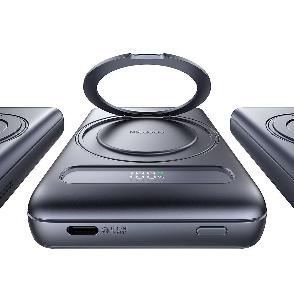 Mcdodo Ασύρματο MagSafe PowerBank 10000mAh 20W με Θύρα Type - C - Meta Series MC - 8371 - Dark Grey