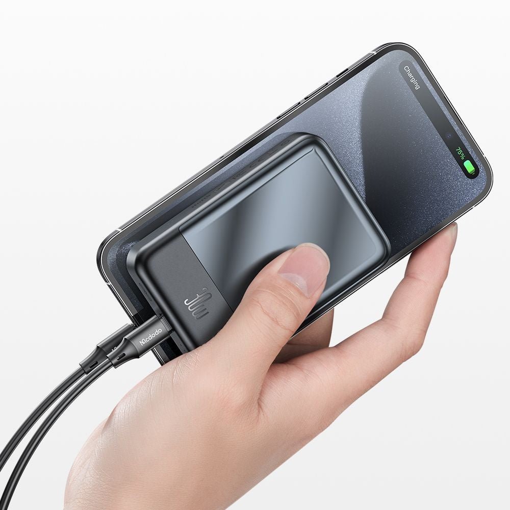 Mcdodo Ασύρματο MagSafe PowerBank 10000mAh 30W με Θύρα Type - C - Ambilight Series MC - 5931 - Black