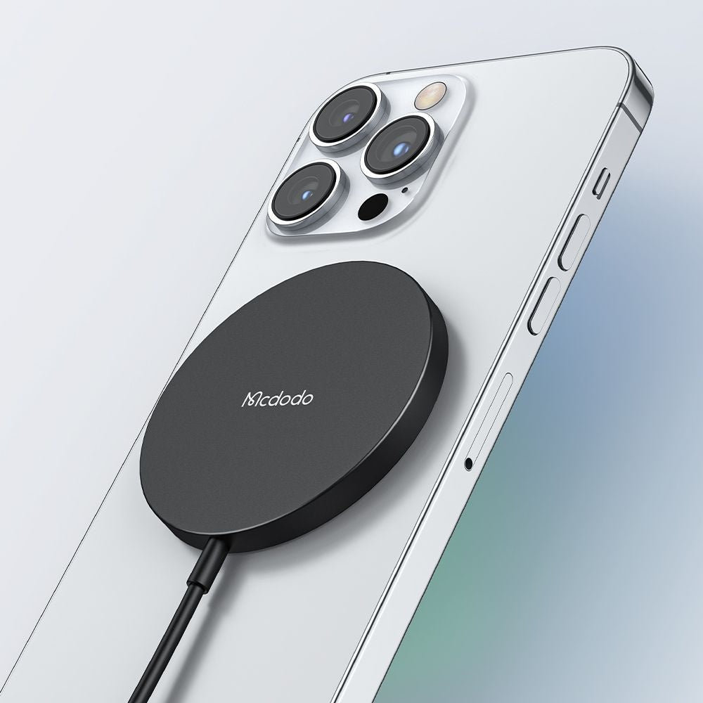 Mcdodo Μαγνητικός Ασύρματος Φορτιστής MagSafe 15W - Moon Series - Black