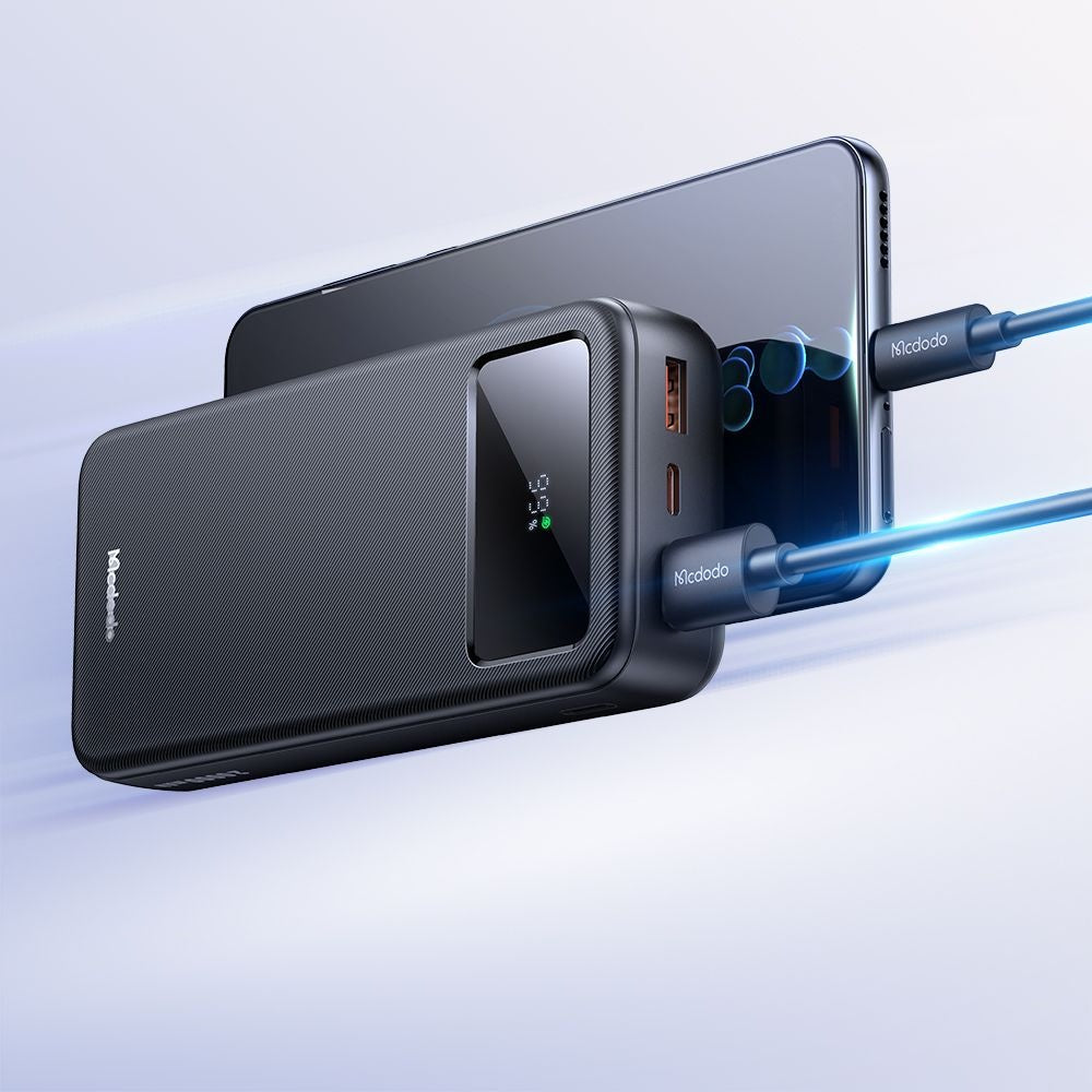 Mcdodo PowerBank 20000mAh 22.5W με 2 Θύρες USB και 1 Θύρα Type - C - MC - 4230 - Black