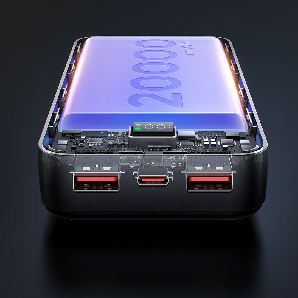 Mcdodo PowerBank 20000mAh 22.5W με 2 Θύρες USB και 1 Θύρα Type - C - MC - 4230 - Black