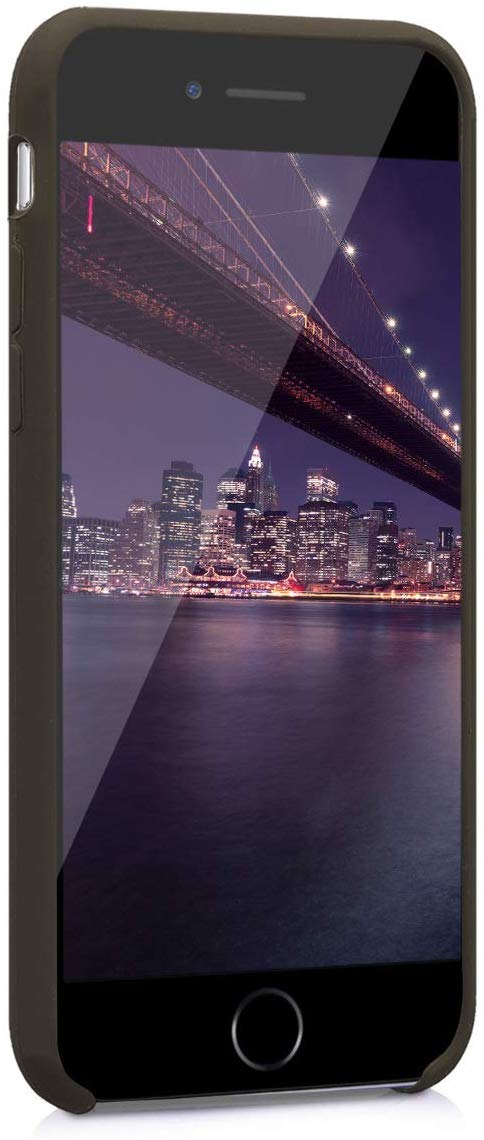 KW iPhone SE 2022 / SE 2020 / 7 / 8 Θήκη Σιλικόνης Rubber TPU - Coffee - 40225.46