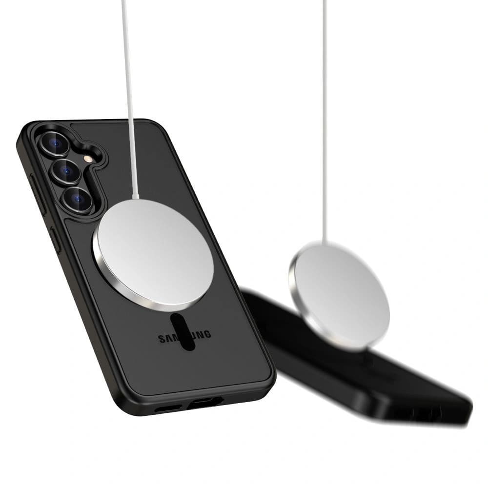 Tech-Protect Samsung Galaxy A26 5G MagMat Σκληρή Θήκη με Πλαίσιο Σιλικόνης και MagSafe - Matte Black