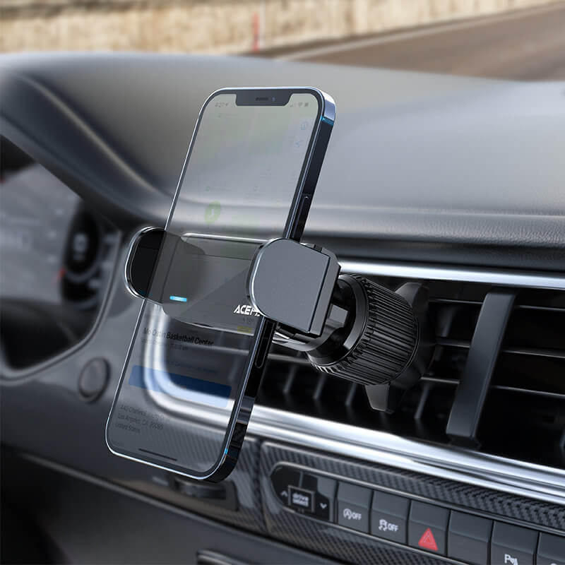 Acefast D9 Automatic Air Vent Mobile Holder - Universal Βάση Αυτοκινήτου Αεραγωγού με Αυτόματα Άγκιστρα - Black