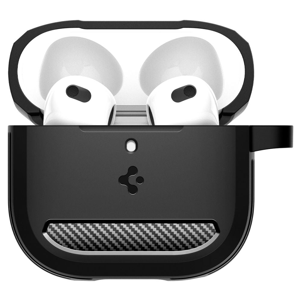 Spigen AirPods 4 Θήκη Σιλικόνης - Rugged Armor - Matte Black