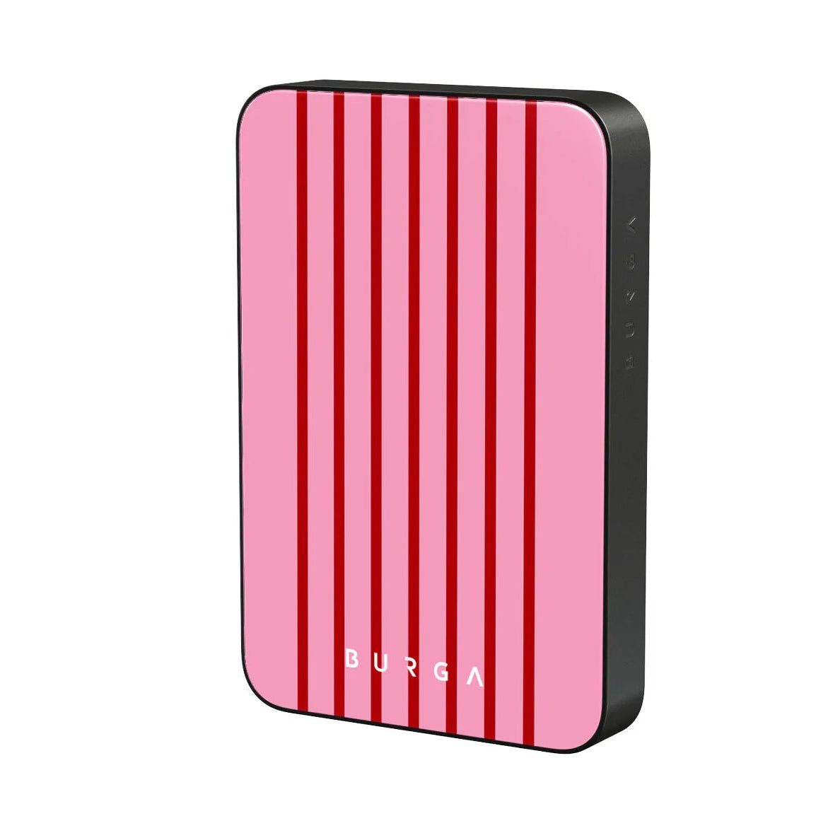 Burga Μαγνητικό Ασύρματο MagSafe PowerBank 5000mAh με Καλώδιο Type - C to Type - C - Gunmetal - Favorite Bikini