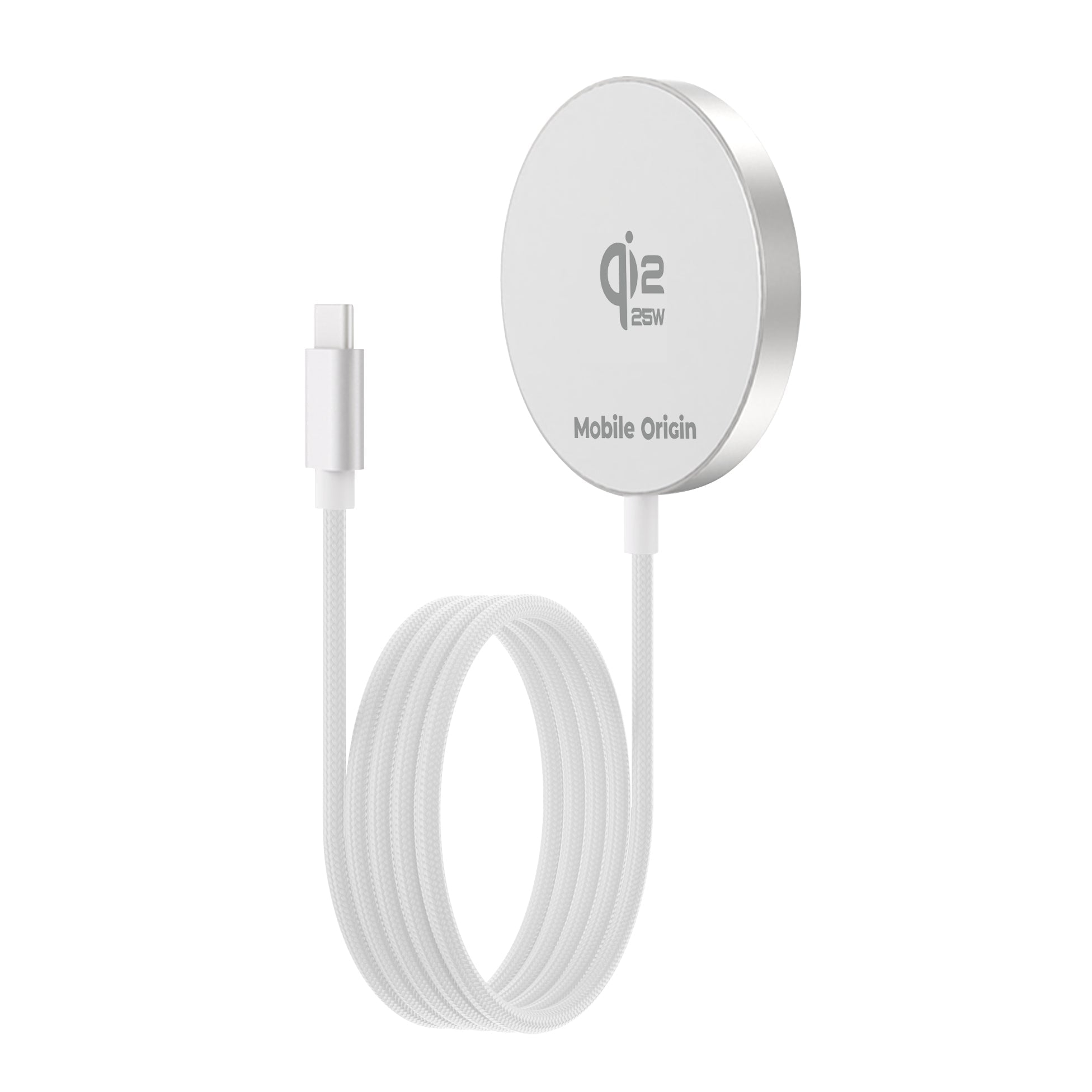 Mobile Origin Ασύρματος Φορτιστής MagSafe Qi2 25W - PW29 - White