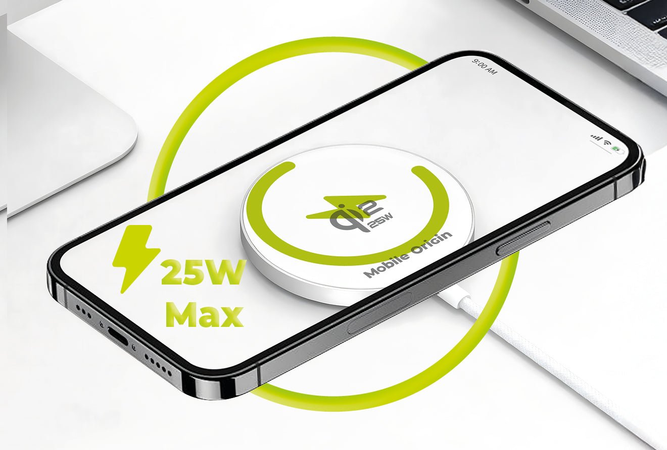 Mobile Origin Ασύρματος Φορτιστής MagSafe Qi2 25W - PW29 - White