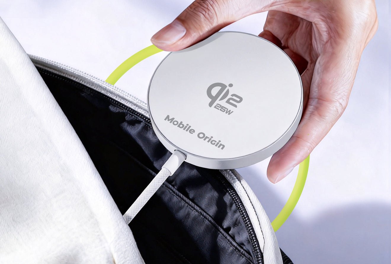 Mobile Origin Ασύρματος Φορτιστής MagSafe Qi2 25W - PW29 - White