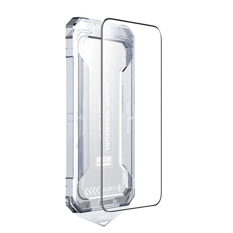 Mobile Origin iPhone 17 - 9H Full Screen Αντιχαρακτικό Γυαλί Οθόνης με Πλαίσιο Τοποθέτησης - Screen Guard - Black