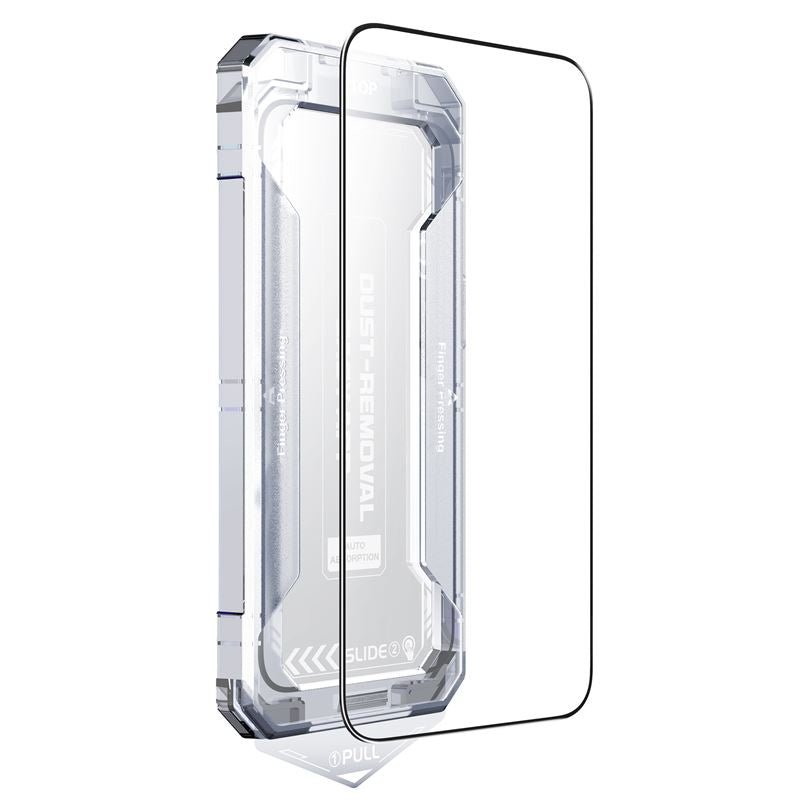 Mobile Origin iPhone 17 Pro Max - 9H Full Screen Αντιχαρακτικό Γυαλί Οθόνης με Πλαίσιο Τοποθέτησης - Screen Guard - Black