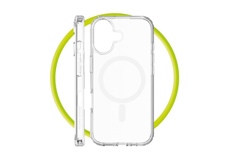 Mobile Origin iPhone 17 - Σκληρή Θήκη με Πλαίσιο Σιλικόνης - Hybrid MagSafe - Διάφανη / White