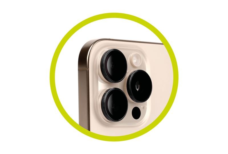 Mobile Origin iPhone Air - Προστασία Κάμερας - Αντιχαρακτικό Γυαλί - Easy Lens Guards - Black