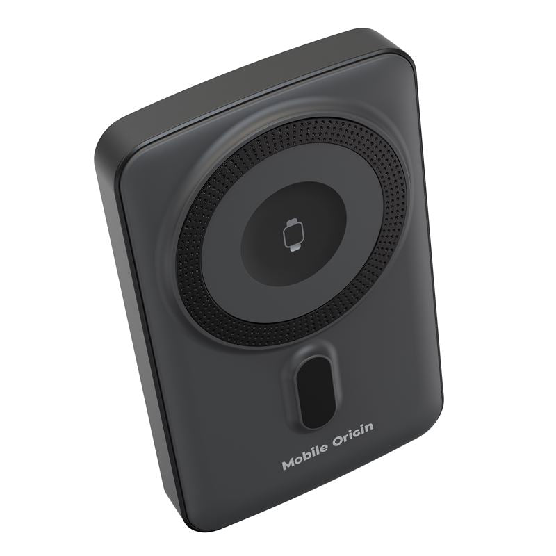 Mobile Origin - Μαγνητικό Ασύρματο MagSafe Power Bank Κινητού 10.000mAh - PB9 - Black