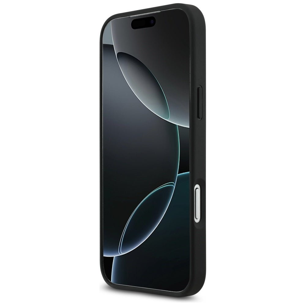 Lacoste iPhone 17 Pro Max - Petit Pique Lacquer Logo MagSafe - Σκληρή Θήκη με Πλαίσιο Σιλικόνης - Black