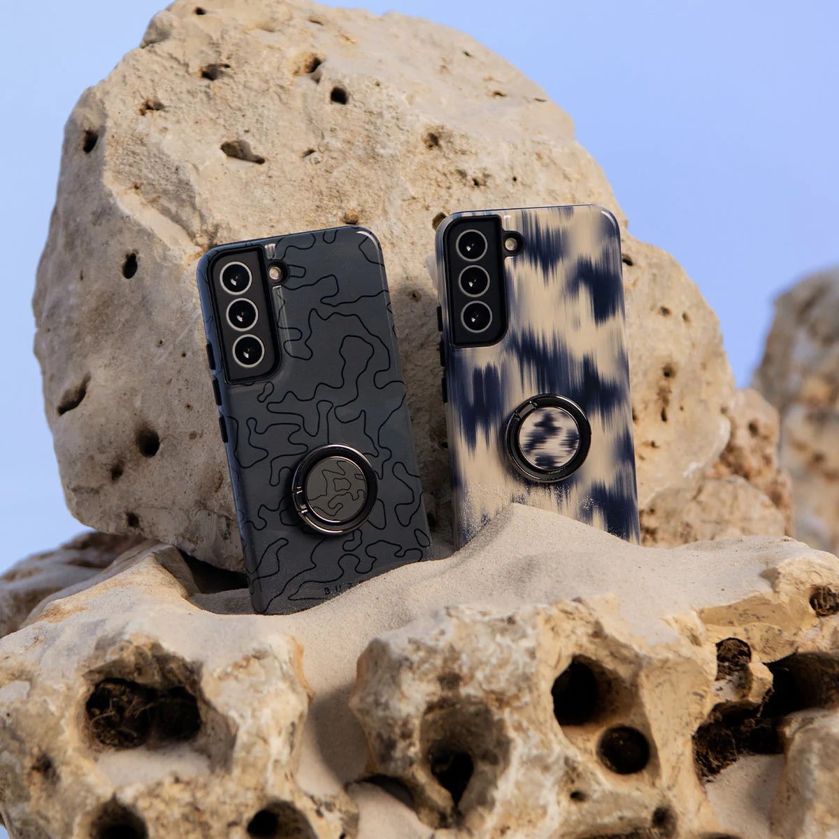 Burga iPhone 14 Fashion Tough Σκληρή Θήκη - Black Rock