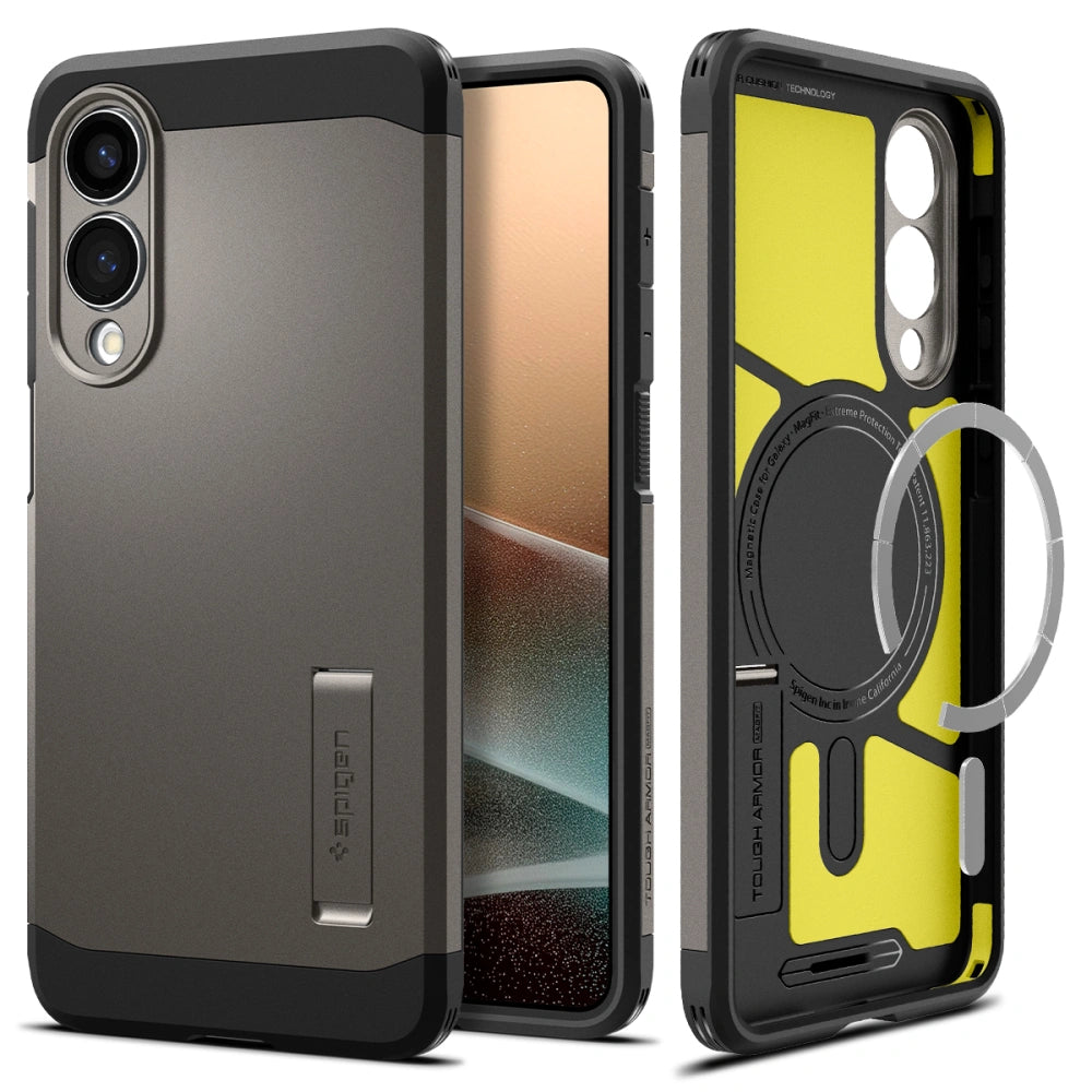 Spigen Samsung Galaxy S25 Edge - Tough Armor Mag - Σκληρή Θήκη με MagSafe - Gunmetal