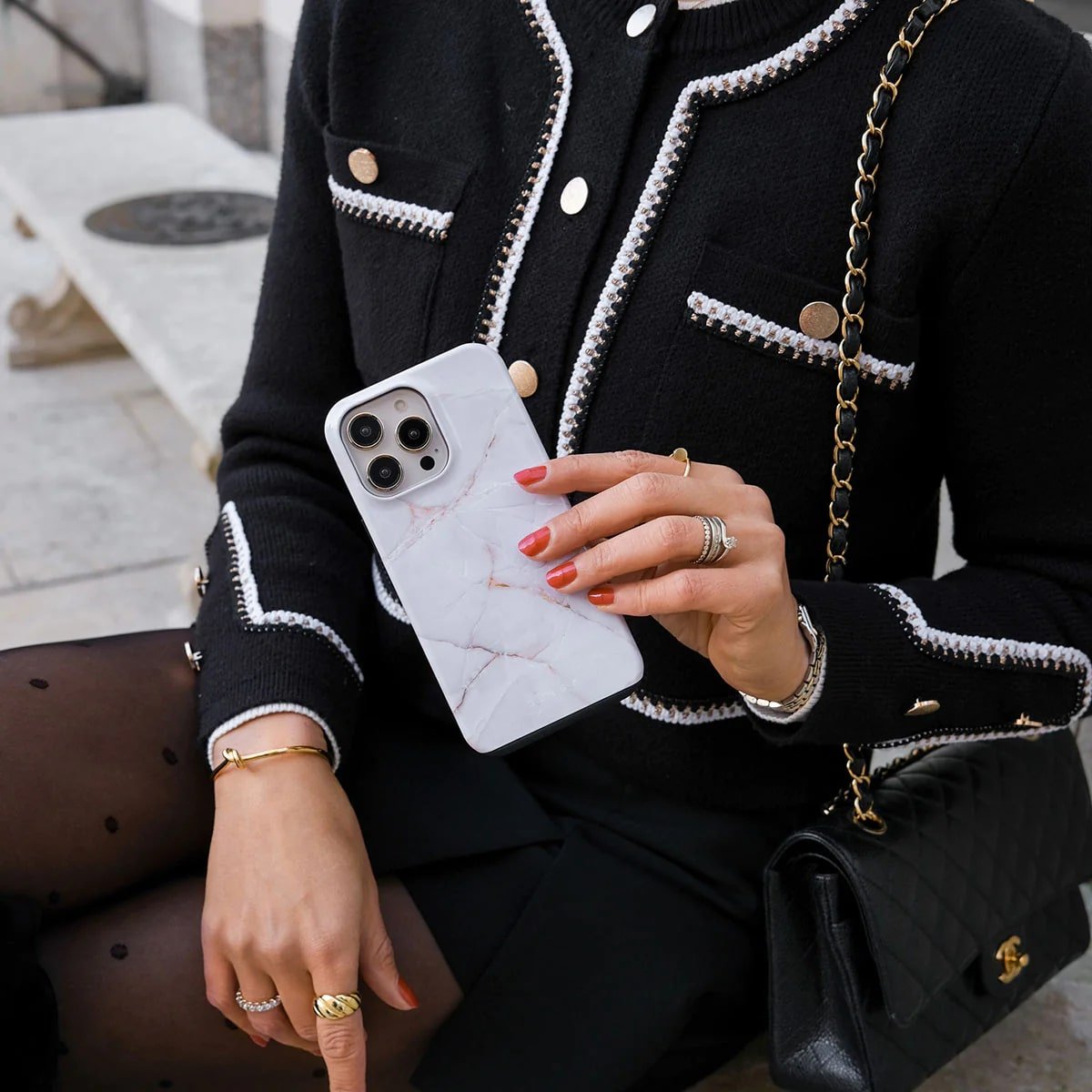 Burga Samsung Galaxy S23 Ultra Fashion Tough Σκληρή Θήκη - Vanilla Sand