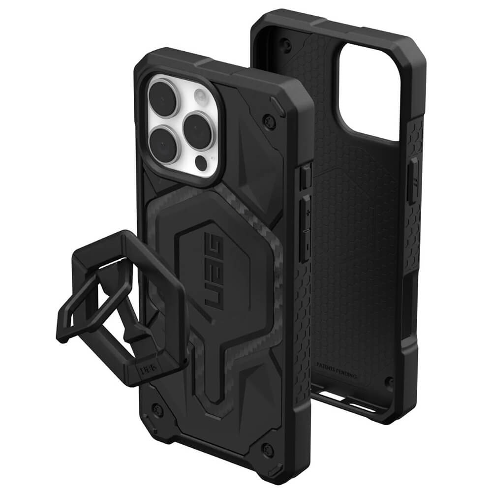 UAG iPhone 16 Pro Max Monarch Pro MagSafe Bundle Σκληρή Θήκη με MagSafe - Carbon Fiber / Black