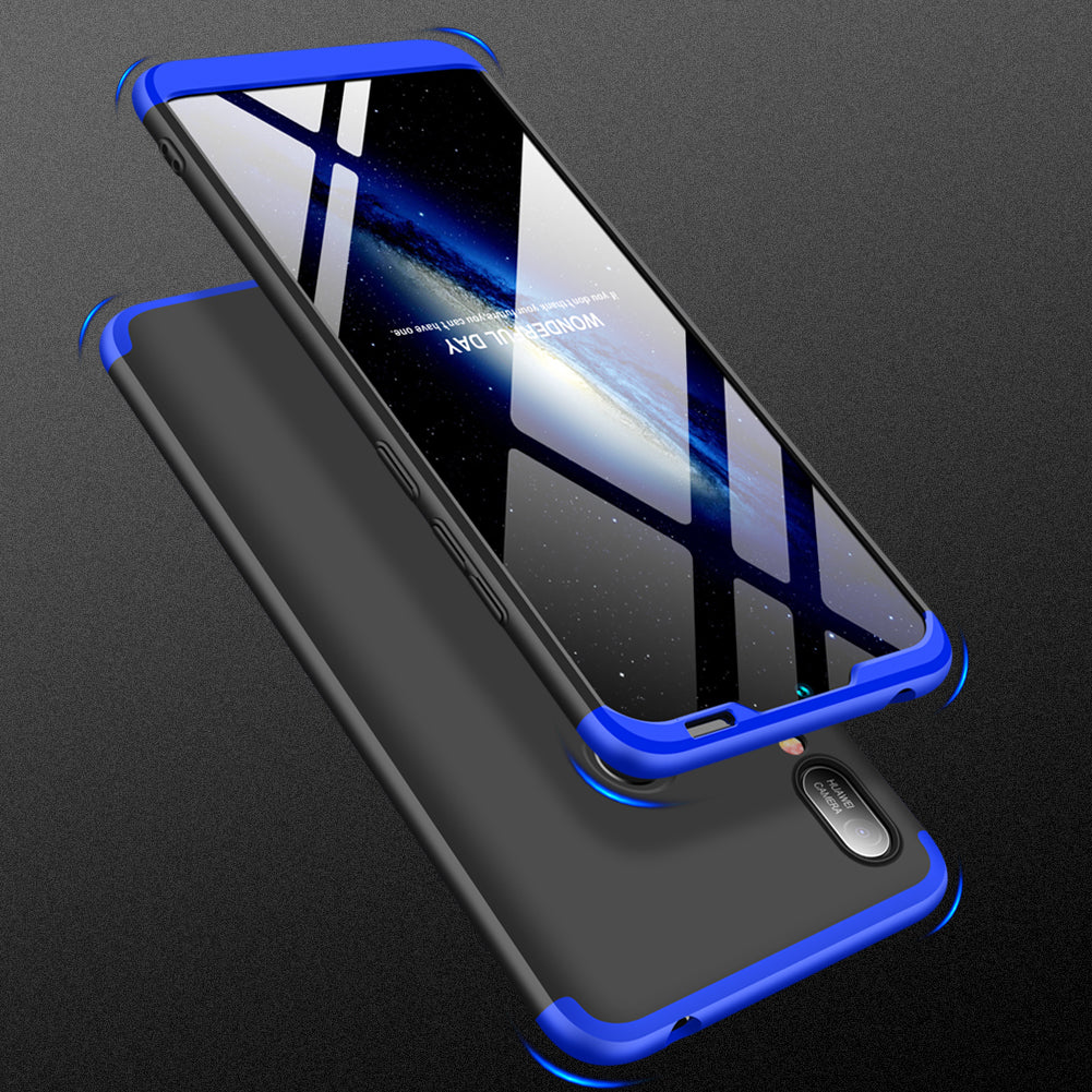 GKK Huawei Y6 2019 Θήκη 360 Full Body - Black / Blue