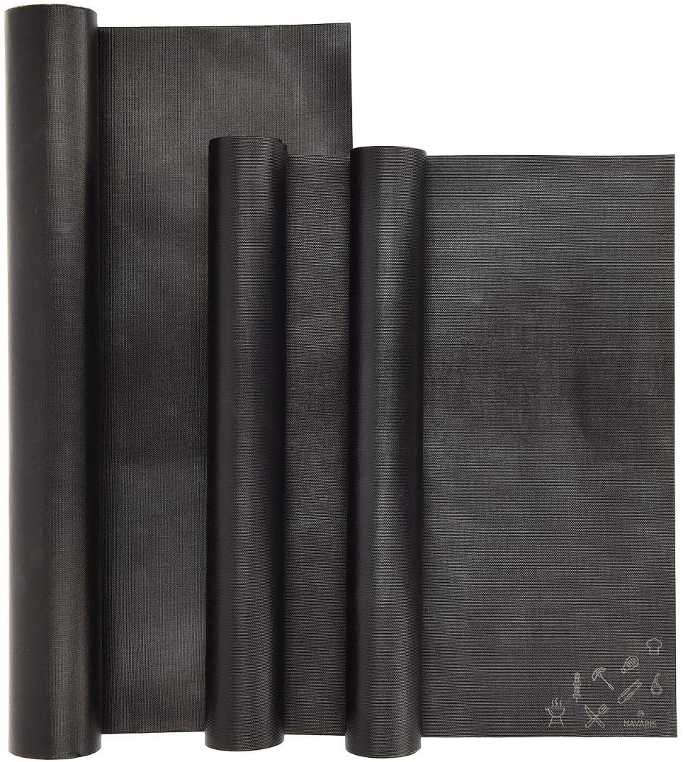 Navaris Non-Stick BBQ Grill Mat Σετ με 3 Αντικολλητικές Επιφάνειες Ψησίματος - 44053.01