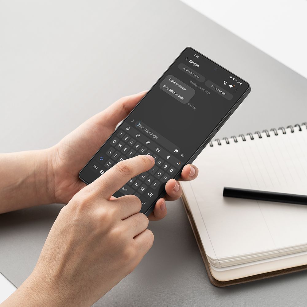 Ringke Samsung Galaxy S25 Ultra Easy Slide 2.5D 9H Αντιχαρακτικό Γυαλί Οθόνης - 2 Τεμάχια - Clear