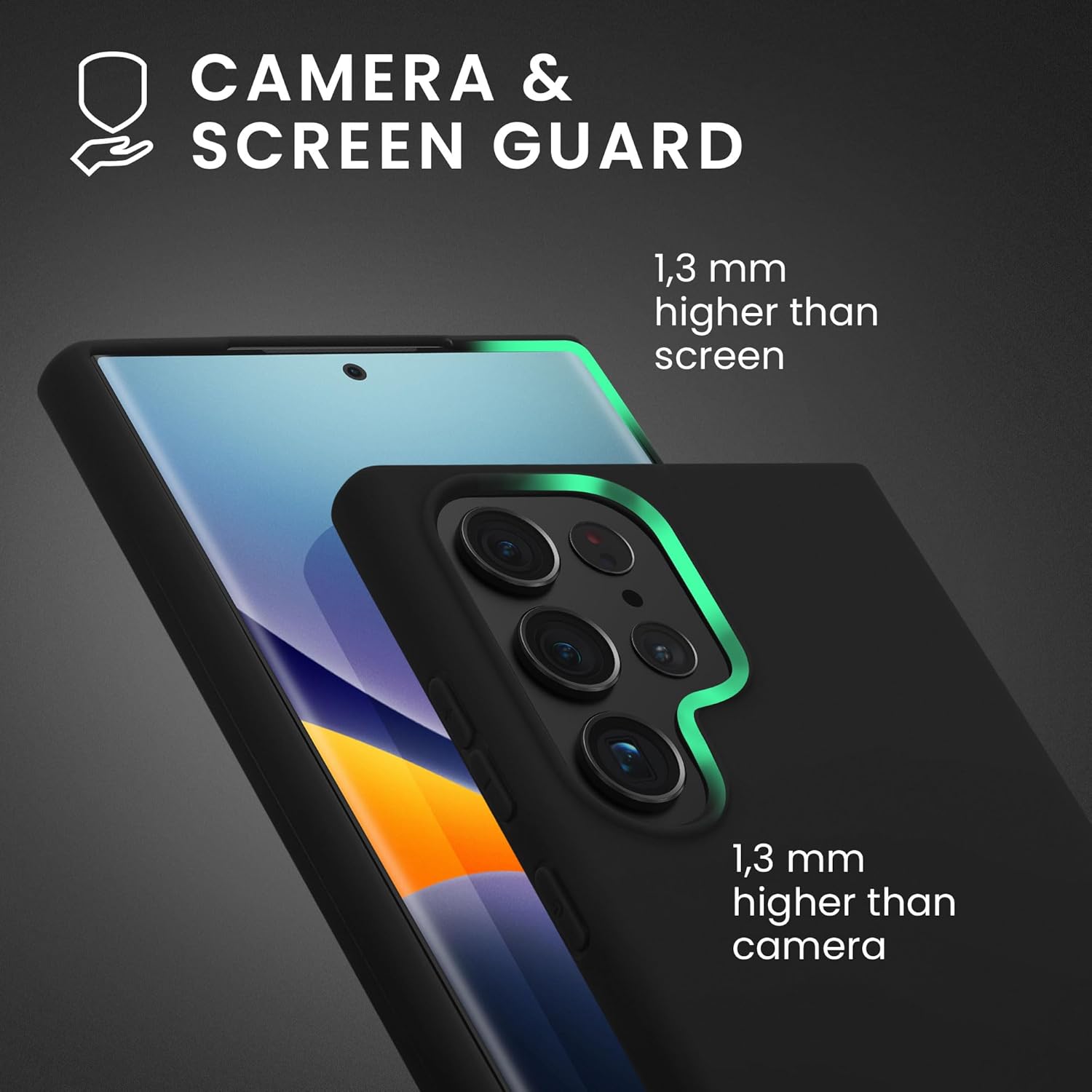 KW Samsung Galaxy S24 Ultra Λεπτή Θήκη Σιλικόνης TPU - Black