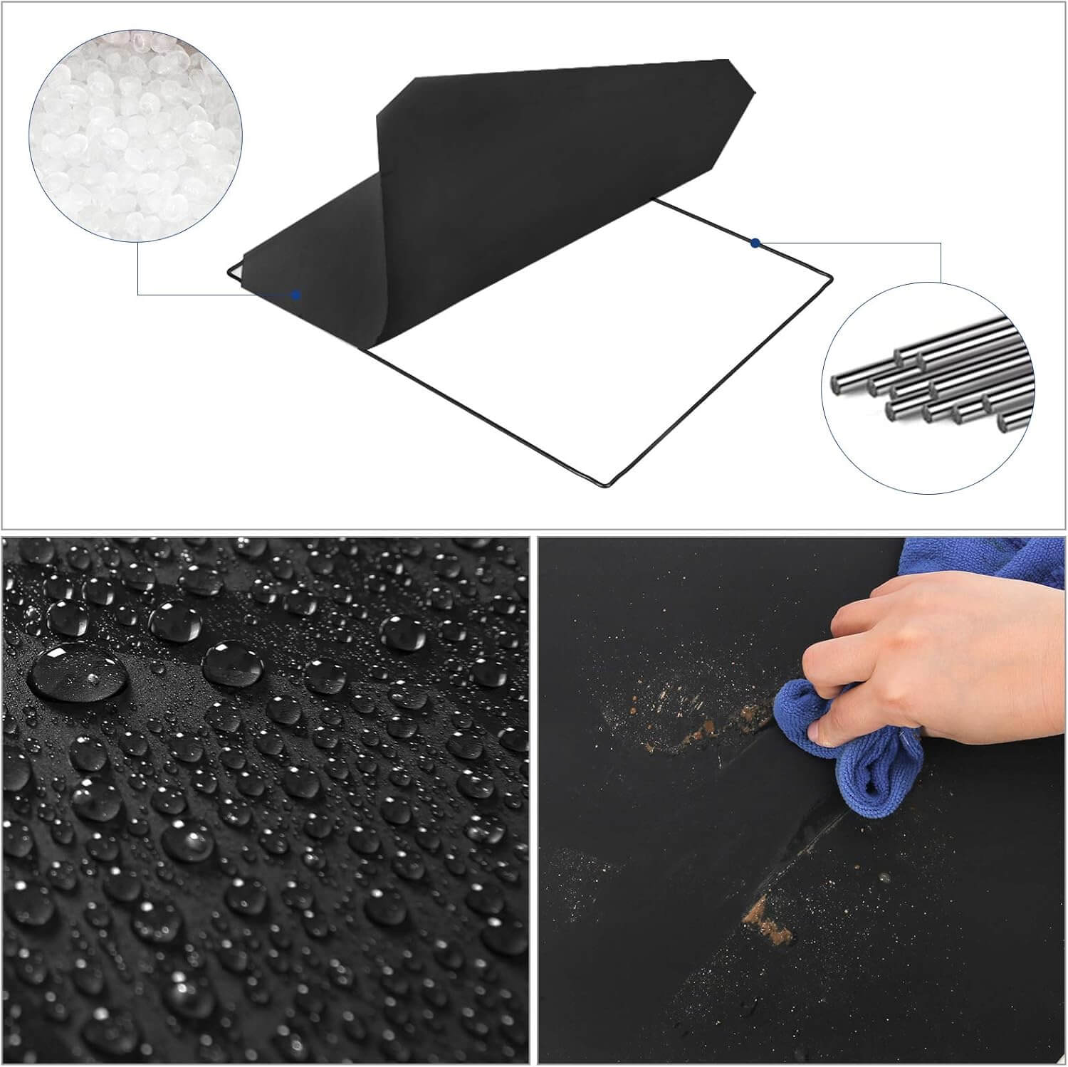 Songmics Πλαστική Παπουτσοθήκη με 12 Ράφια - Black - LPC26HV1