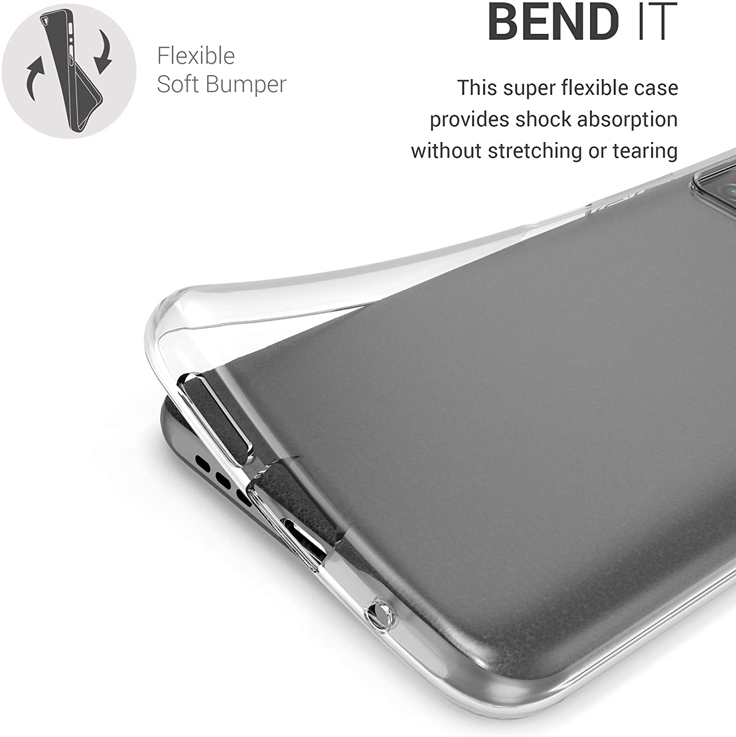 KW Xiaomi Poco M3 Θήκη Σιλικόνης TPU - Διάφανη - 53974.03