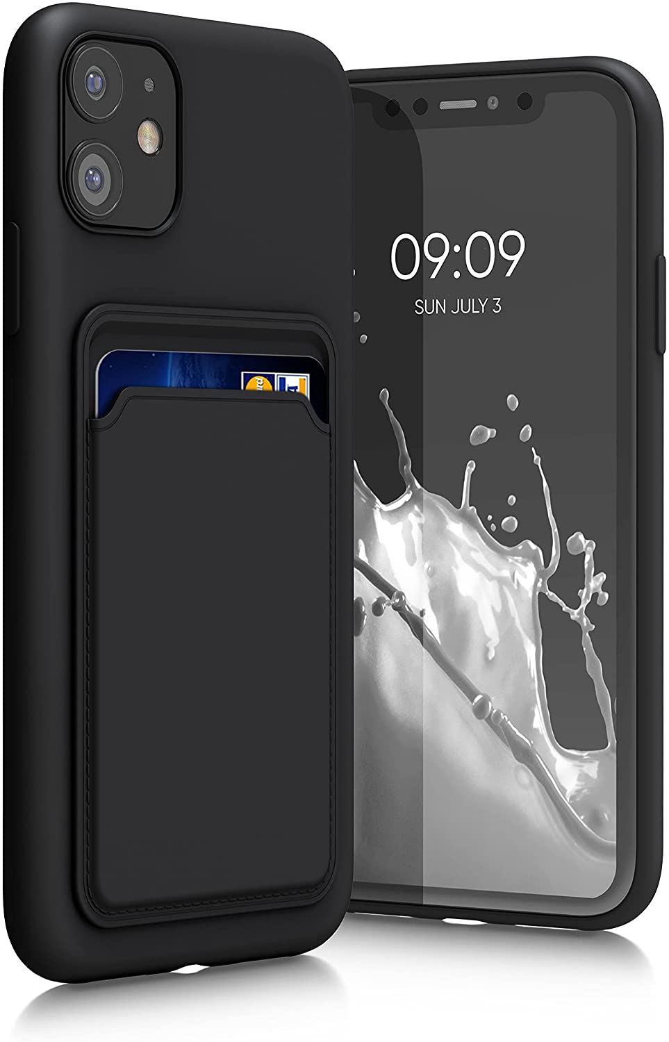 KW iPhone 11 Θήκη Σιλικόνης TPU - Black - 55114.01
