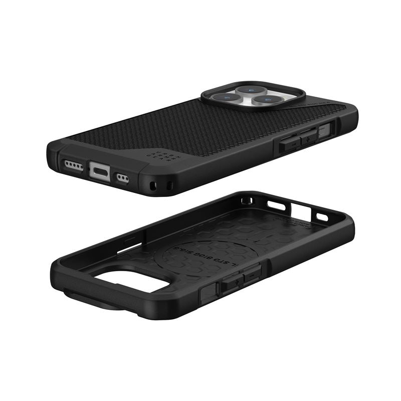 UAG iPhone 15 Pro Metropolis LT Series Σκληρή Θήκη με MagSafe - Kevlar Black