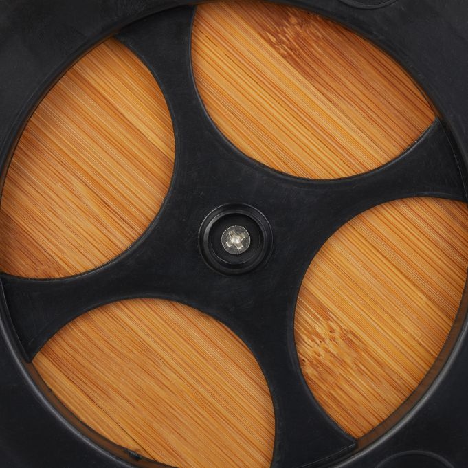 Relaxdays Περιστρεφόμενη Βάση Αποθήκευσης και Οργάνωσης Καλλυντικών από Bamboo - Natural - 4052025259525