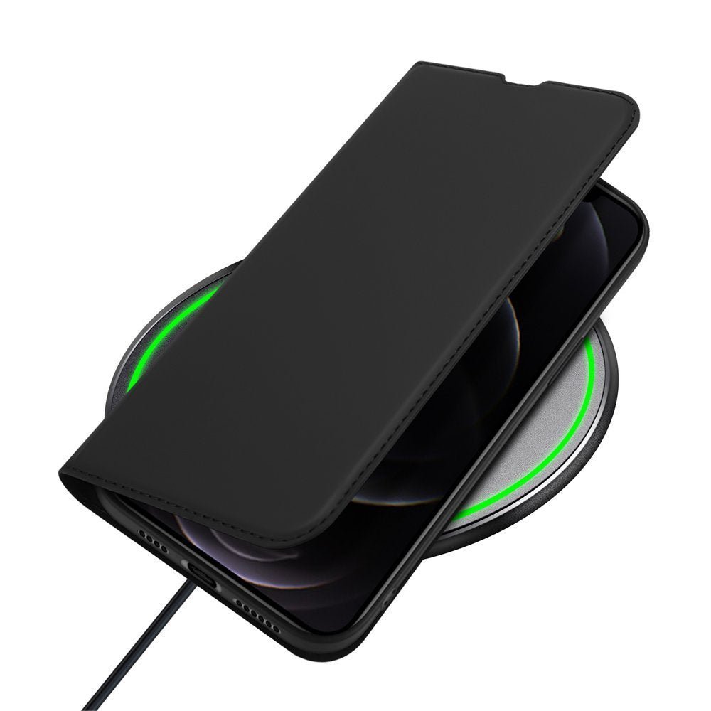Dux Ducis iPhone 13 Pro Max Flip Stand Case Θήκη Βιβλίο - Black