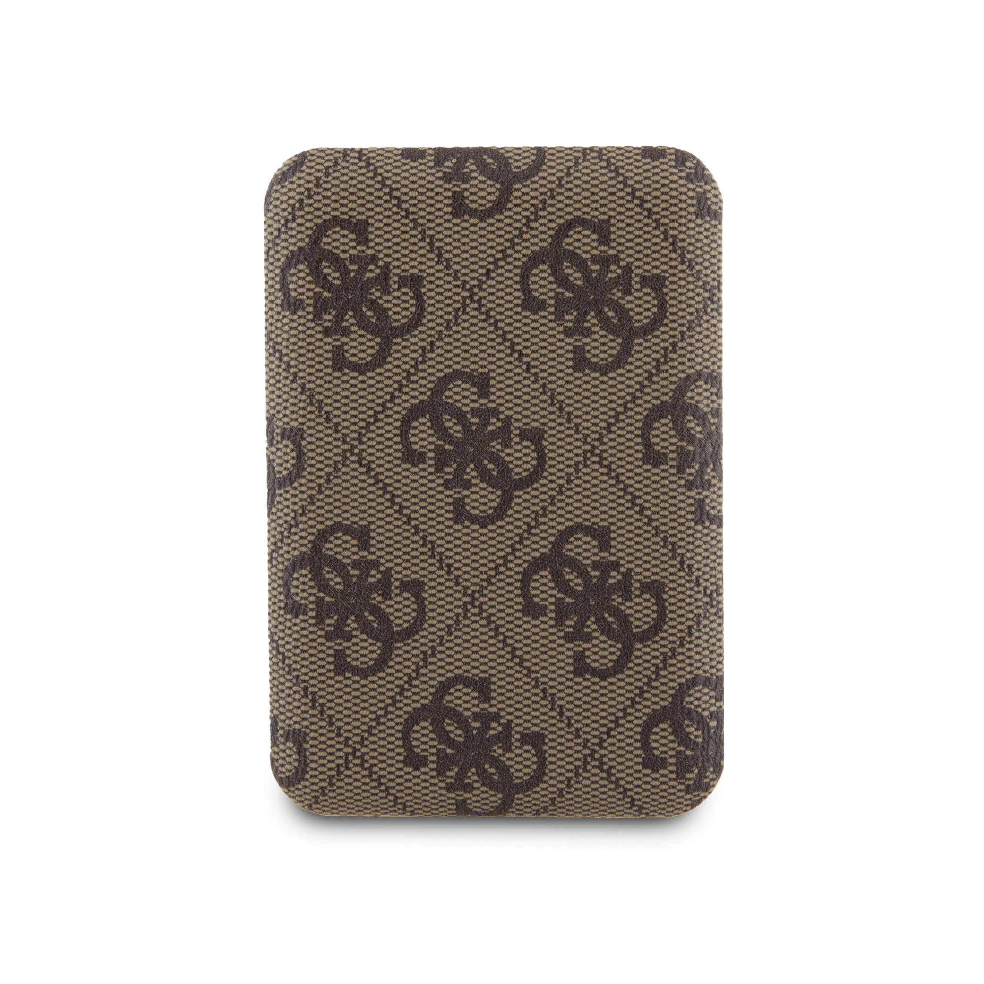 Guess PowerBank 15W - MagSafe 4G Leather Metal Logo - 5000 mAh - Brown - GUPB5FP4EMGW